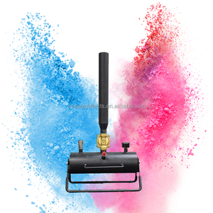 <span class=keywords><strong>Precio</strong></span> bajo eléctrico portátil cinta cañón DMX Control confeti máquina DJ fiesta boda celebración rosa azul género revelar - Product Image 4