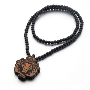 Collar de Cuentas de Madera Coloridas con Temática Africana, Collar con Colgante de Faraón de Egipto, Estilo <span class=keywords><strong>Hip</strong></span> <span class=keywords><strong>Hop</strong></span> - Product Image 4