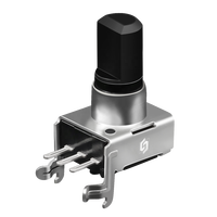 Potenciómetro controlador de volumen con divisor de voltaje de construcción duradera B103, interruptor mezclador de audio RD901 de dial vertical de 3 y 6 pines de 100K