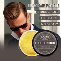 Sideburn-cire coiffante sans laisser de pellicules blanches, crème de finition capillaire