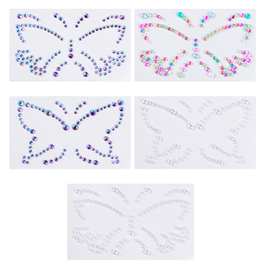 Fábrica personalizada Fornecimento Rosto Olho Gemas Coloridas Diamante Tatuagem Etiqueta Luxo Sexy Rhinestone Jóias Festival Tatuagem Falsa Temporária - Product Image 3