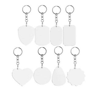 Cadeaux promotionnels pour les activités d'entreprise, porte-clés personnalisés avec logo imprimé, porte-clés par sublimation - Product Image 1