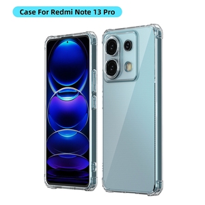 กระเป๋าและเคสโทรศัพท์มือถือ TPU กันการตกกระแทกโปร่งใสขนาด1.5มม. สำหรับเคสโทรศัพท์ Xiaomi redmi Note 13 Pro - Product Image 4