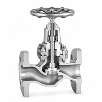 Válvula de Globo J41W CF8 PN100 con Brida para Petróleo y Gas, Válvula de Globo Industrial con Brida, Válvula de Control de Flujo para Tuberías de Petróleo y Gas