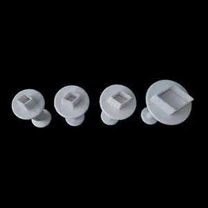 XGS-004 Dụng Cụ Làm Bánh 3D Tùy Chỉnh Bộ Dụng Cụ Cắt Bánh Quy Bằng Nhựa Nhiều Màu Có Tay Cầm Lò Xo Hình Thoi - Product Image 5