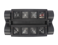 Mini projecteur LED rotatif à tête mobile 8*3W pour DJ, lumière disco LED
