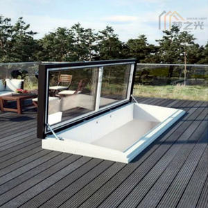 Lucernario Elettrico in Lega di Alluminio dal Design Moderno con Apertura a 90 Gradi, di Grandi <span class=keywords><strong>Dimensioni</strong></span>, <span class=keywords><strong>per</strong></span> Scale, <span class=keywords><strong>Tetti</strong></span> e Finestre Antiuragano - Product Image 4