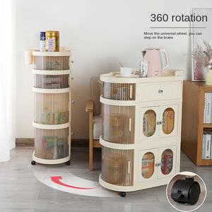 Chariot de rangement mobile multicouche moderne Installation gratuite Rangement pour livres et articles divers Armoire Tiroir Rangement - Product Image 4