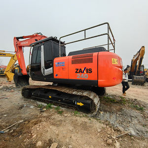 Mesin Konstruksi Teknik Jepang ZX240 ekskavator bekas TATA Hitachi 24 Ton mesin konstruksi tangan kedua kondisi bekerja dengan baik - Product Image 6