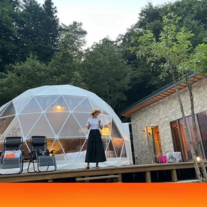 Dôme igloo préfabriqué, maison bulle, hémi-sphérique en polycarbonate, design moderne, hébergement hôtelier - Product Image 1