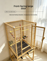 Cage à oiseaux en fer de luxe de grande taille, conception légère, pour l'élevage des perroquets, des pheonix et des pheasants tigrés.