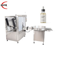 Machine de remplissage, de bouchage et d'étiquetage automatique HZPK pour liquides et pâtes, avec pompe à engrenages, pour parfums, huiles, cosmétiques, vaporisateurs, bouteilles en plastique et en verre de petite taille