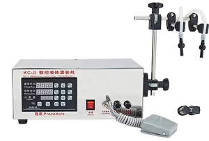 Machine de remplissage semi-automatique à double tête pour sirops et liquides oraux avec pompe électrique KC-280II - Product Image 3