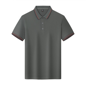 Men's Polo Shirt 200g Polyester Solid Color Short Sleeve Workwear Daily Wear - Product Image 2