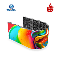 Pantalla LED Flexible Ultraligera de 7680Hz para Video Wall, Pantalla LED Suave de Alta Definición 4K, Cartel Digital, Precio de Fabricante