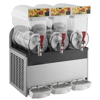Machine à slush à double cylindre en promotion, machine commerciale pour la préparation de boissons glacées pour bars, cafés et kiosques