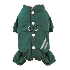 Pet <b>Dog</b> Winter Four-<b>Legged</b> <b>Waterproof</b> Cotton-Padded Jacket <b>With</b> Stripes Warm Outdoor <b>Coat</b> - Product Image 5