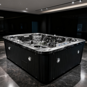 8 persone <span class=keywords><strong>Spa</strong></span> all'aperto tubo caldo Yacuzzi idromassaggio di colore bianco con sistema Balboa Spas Ce approvato in Hotel - Product Image 1