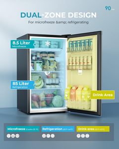 Fabrieksprijs Etl Gecertificeerde Euhomy Zwarte <span class=keywords><strong>Mini</strong></span> Koelkast Fabrikanten <span class=keywords><strong>Mini</strong></span> Frisdrank Koelkast <span class=keywords><strong>Mini</strong></span> Koelkast Met Koelbox - Product Image 2