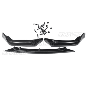 3 Piezas de Deflectores de Parachoques Delanteros para Automóvil, Alerón, Protector de Carrocería para Honda Civic Hatchback y Si 2016-2020 - Product Image 4
