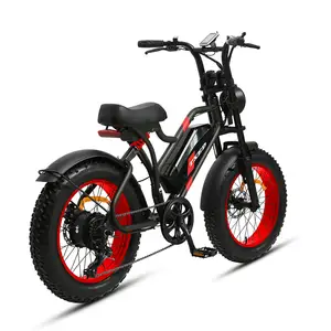 TXED 500 W Elektromotorrad Bike Cruiser 48 V 13 Ah Elektro-Chopper-Bike
