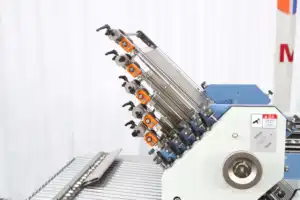 Macchina automatica per la piegatura incrociata di carta ad alta velocità alimentatore di carta per piegatrice di carta elettrica automatica
