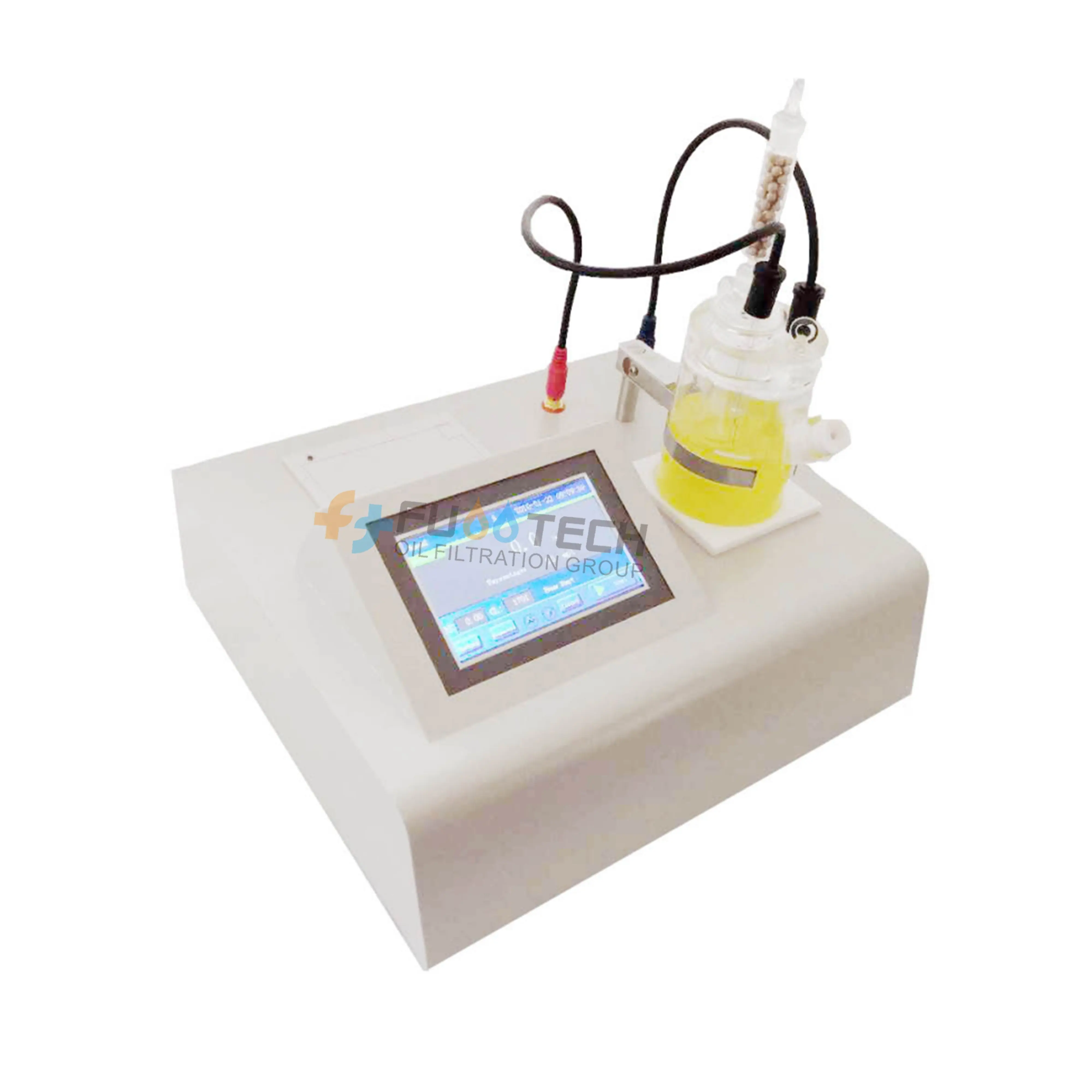 FUOOTECH FTWS-809 Instrument de laboratoire analyseur de teneur en eau d'huile coulométrique titrateur d'humidité de trace