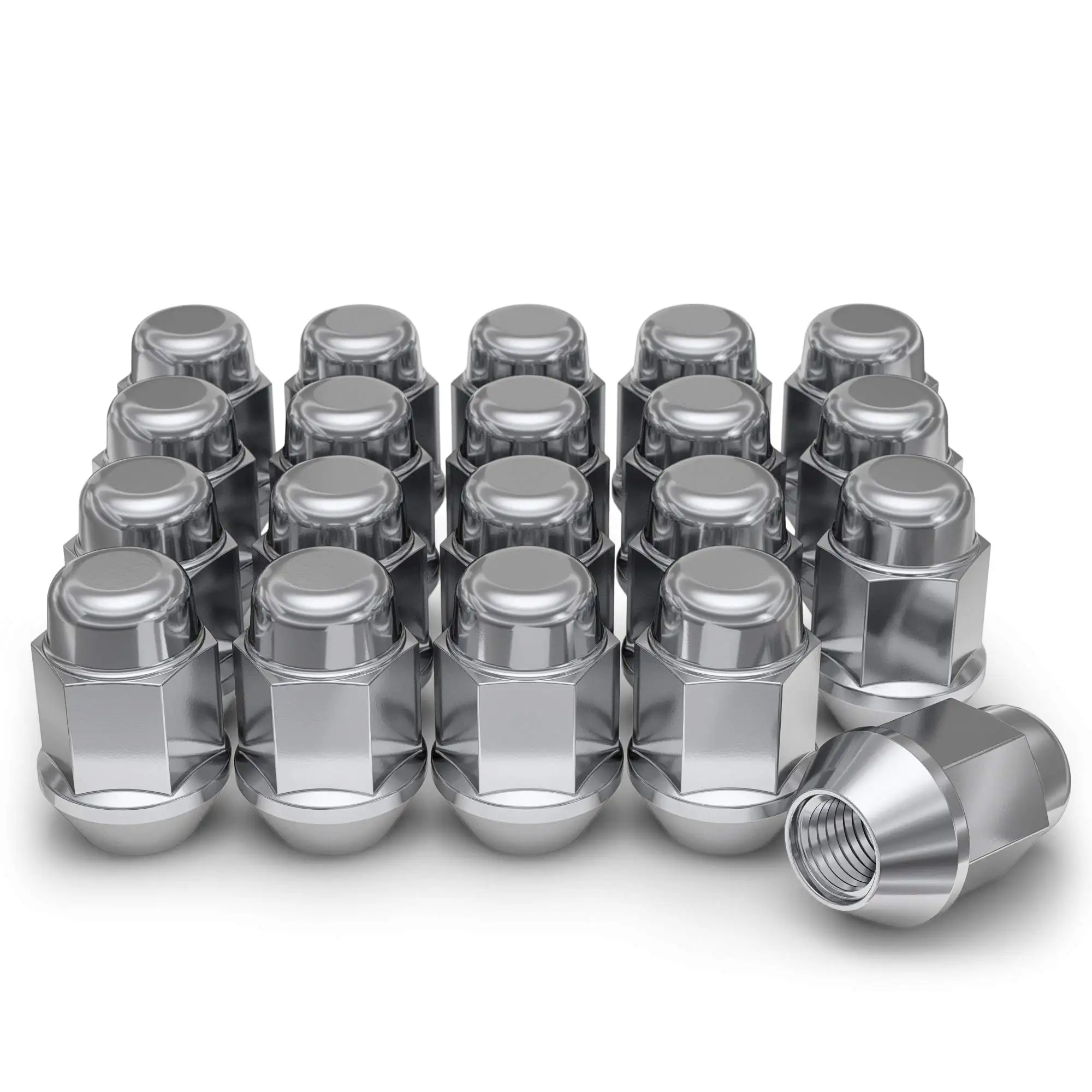 wheel nuts m12x1.5 wheel nuts for cars chrome coating hexagonal wheel nut for truck