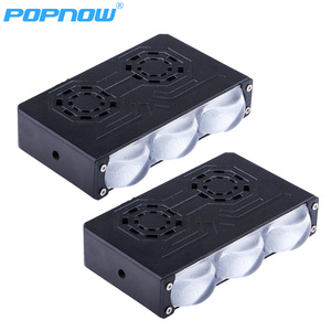 Luces Antiniebla LED Amarillas y Blancas para Todo Clima, 90W, <span class=keywords><strong>IP68</strong></span>, Impermeables, Universales, con Tres Lentes, para Parrilla de Coche - Product Image 1