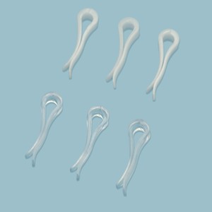 Clips de Plástico Reciclado Ecológicos de Alta Calidad en Forma de R para Camisas/Colgantes, 2000 Piezas/Bolsa, para Accesorios de Ropa - Product Image 6