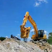 Bucket Crusher MONDE dengan Gigi Bucket untuk Konstruksi Kapasitas 1,15m untuk Excavator 30 hingga 40 Ton
