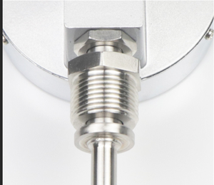 Oil Filled WSS Industrial <strong>Temperature</strong> <strong>Gauge</strong> 0-100cc 150cc 200cc SS304 SS316 Bimetal Thermometer for Hot <strong>Water</strong> Boiler Steam - Product Image 3