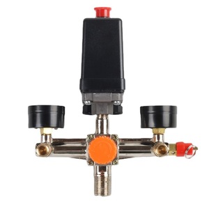 Régulateur de pression de soupape Lefoo avec manomètre pour pièces de compresseur d'air, ensemble de support carré en métal - Product Image 5