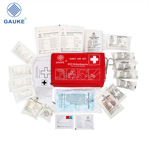 Gauke <span class=keywords><strong>DIN</strong></span> <span class=keywords><strong>13164</strong></span>-2022 Compliant Resgate De Segurança Automotiva e Saco de Primeiros Socorros Venda Quente Kit de Primeiros Socorros para Carros - Product Image 2