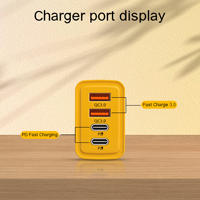Chargeur double USB double PD 120W à vente chaude avec protection OTP QC3.0, adaptateur de chargeur de téléphone 2 ports USB pour tous les téléphones