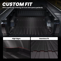 Kit d'ameublement intérieur arrière sur mesure, épais et robuste, en TPE de luxe, pour benne de pick-up Tacoma