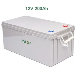 Batterie gel solaire à cycle profond de haute qualité 12V 250Ah 200Ah 100Ah batterie gel plomb-acide Agm Varta fabrication en Chine