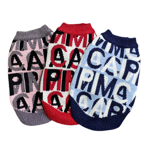 Lujoso suéter de punto personalizado para perros y mascotas Suéteres de invierno lavables suaves y cálidos del fabricante en varios colores Estilo moderno - Product Image 1