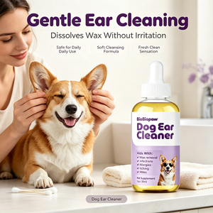 <span class=keywords><strong>Gotas</strong></span> Naturales a Base de Hierbas para Oídos de Perro en Oferta, con Aloe Vera, Manzanilla y Complejo de Vitamina E, Alivian la Irritación del Oído, Suavizan la Descarga Crosta en el Oído - Product Image 5