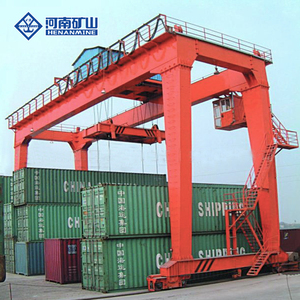 Grue <span class=keywords><strong>portique</strong></span> mobile sur rail (RMG) pour conteneurs portuaires, 40 tonnes, 50 tonnes, 60 tonnes, 70 tonnes, 80 tonnes, 150 tonnes, en excellent état, à vendre - Product Image 4