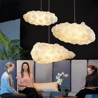 Nordique nuage restaurant décoration créative pendentif lumière magasin de vêtements centre commercial fenêtre lustre lampe