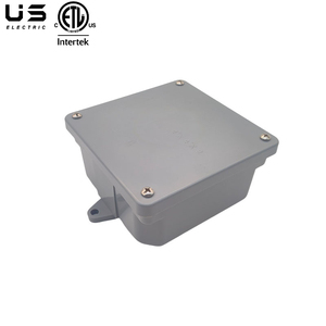 4 "x 4" x 2 "ETL thời tiết bụi bằng chứng đúc vít bìa nhựa thiết bị điện hộp <span class=keywords><strong>PVC</strong></span> vuông không thấm nước Hộp nối - Product Image 1