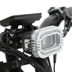 Nuevo Lanzamiento: Cuadro de Bicicleta Eléctrica Todoterreno de 20 Pulgadas con Motor Trasero de 7 Velocidades, 52V/1200W, para Neumáticos de 20"x3.0" - Product Image 5