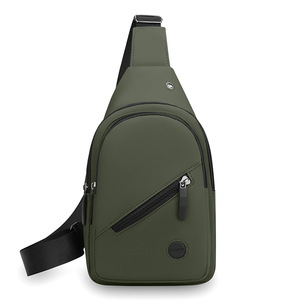 Men's Chest Bag Water Repellent Large Capacity Multi Layer Adjustable Strap Crossbody Bag Everyday Use - Product Image 5