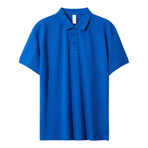 Nouveau polo <span class=keywords><strong>en</strong></span> <span class=keywords><strong>coton</strong></span> peigné <span class=keywords><strong>piqué</strong></span> 220g pour l'été, col rabattu, manches courtes, vêtements de travail pour hommes, impression de logo personnalisée - Product Image 4