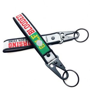 <b>Custom</b> Jdm Fabric Chain Flight Car Tuning Racing Sports Embroidered <b>Key</b> Strap Street Jet Tag Ring Keychain - Product Image 3