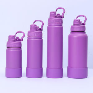 Botella <span class=keywords><strong>de</strong></span> <span class=keywords><strong>Agua</strong></span> Térmica <span class=keywords><strong>de</strong></span> Acero Inoxidable a Prueba <span class=keywords><strong>de</strong></span> Fugas, Libre <span class=keywords><strong>de</strong></span> BPA, <span class=keywords><strong>de</strong></span> 350 ml, 600 ml, 800 ml, 1000 ml, con Funda <span class=keywords><strong>de</strong></span> Silicona y Tapa 2 en 1 - Product Image 5