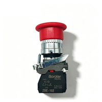 Botón de Parada de Emergencia XB4, Modelos XB4BS542/XB4BS8442/XB4BS8444/XB4BS8445/XB4BS9442, Interruptor Combinado de Origen China (Normalmente Abierto)