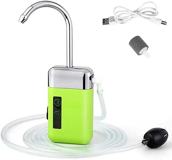 3 л/мин перезаряжаемый аэратор для рыбы портативный насос для циркуляции воды для аквариума уличный рыболовный гидропонный воздушный насос для аквариума