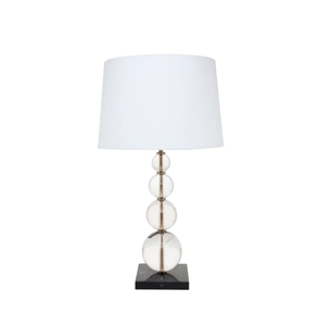 Lampe à bulbe en verre E26 E27 avec abat-jour noir en forme de tambour pour hôtel - Product Image 6